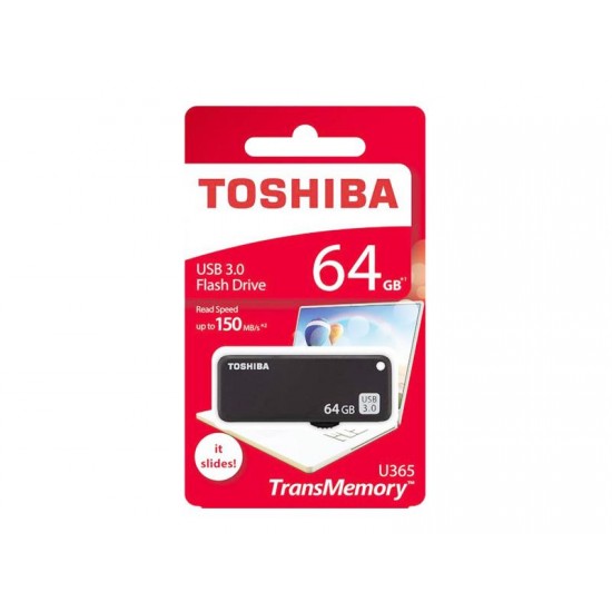 Flash disk TOSHIBA USB 3.0 Pendrive 64GB čierny Flash disk TOSHIBA USB 3.0 Pendrive 64GB čierny