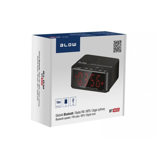 Reproduktor prenosný BLOW BT400 hodiny/budík Reproduktor prenosný BLOW BT400 hodiny/budík