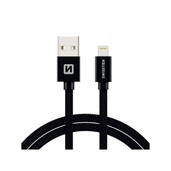 Kábel SWISSTEN USB/Lightning MFi 1,2m čierny