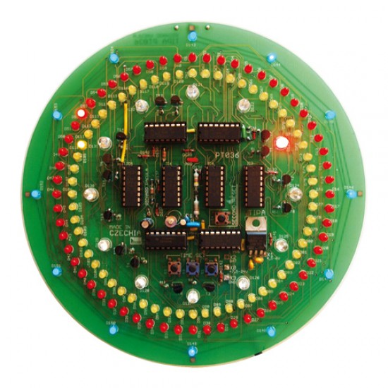 Stavebnica PT036 CMOS kruhové hodiny