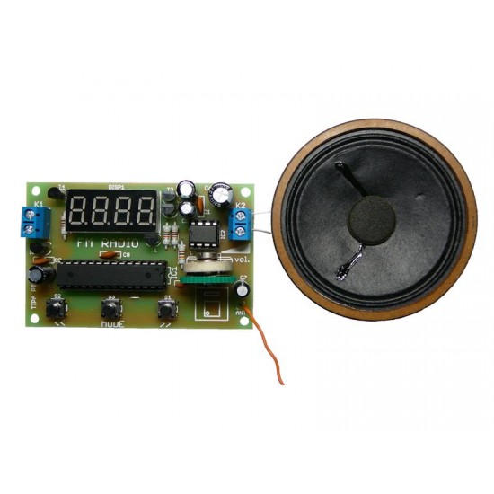 Stavebnica PT062 FM rádio s LED displejom Stavebnica PT062 FM rádio s LED displejom