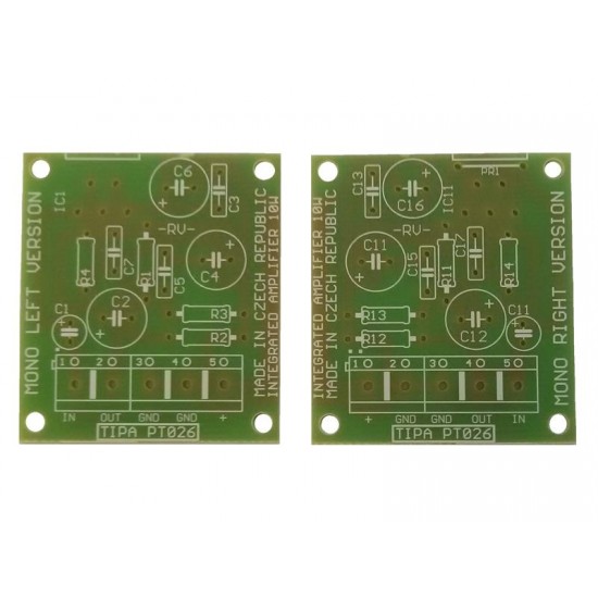 Plošný spoj PT026S Integrovaný zosilňovač 2x10W