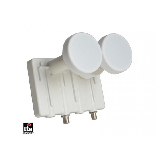 Satelitný konvertor LNB GoSAT GSC-302 Monoblok 4,3 Twin