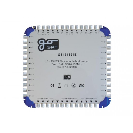 Satelitný multiprepínač GoSAT GS131324E Satelitný multiprepínač GoSAT GS131324E