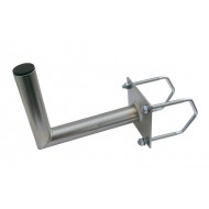 Anténny držiak 50 na balkón na hranaté zábradlia priemer 42mm Anténny držiak 50 na balkón na hranaté zábradlia priemer 42mm